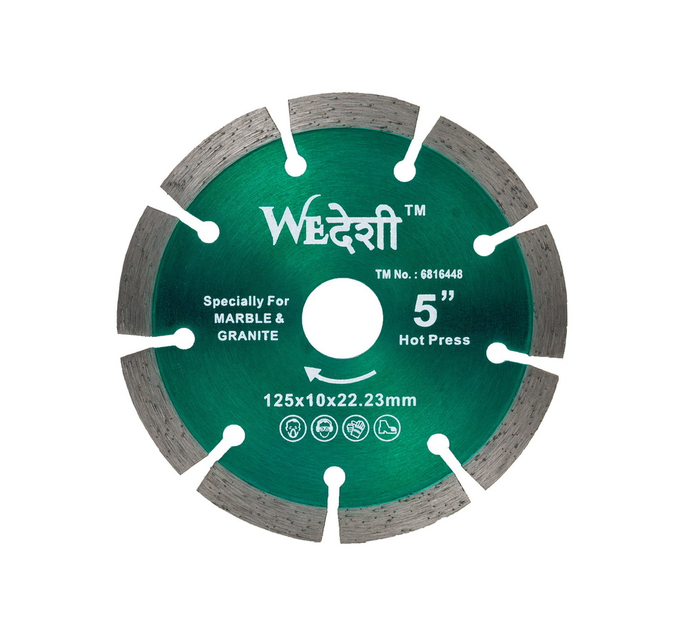 Diamond Saw Blade - We Desi 5 Inch Seg - Color: Green