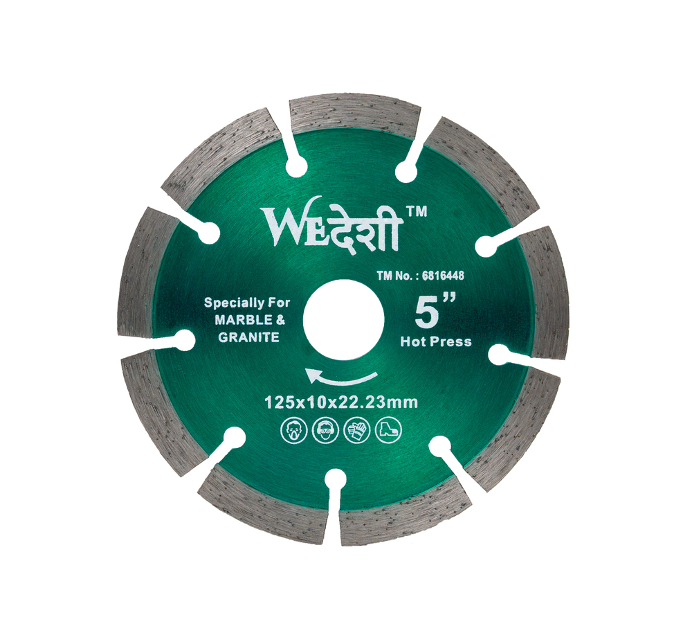 Diamond Saw Blade - We Desi 5 Inch Seg - Color: Green