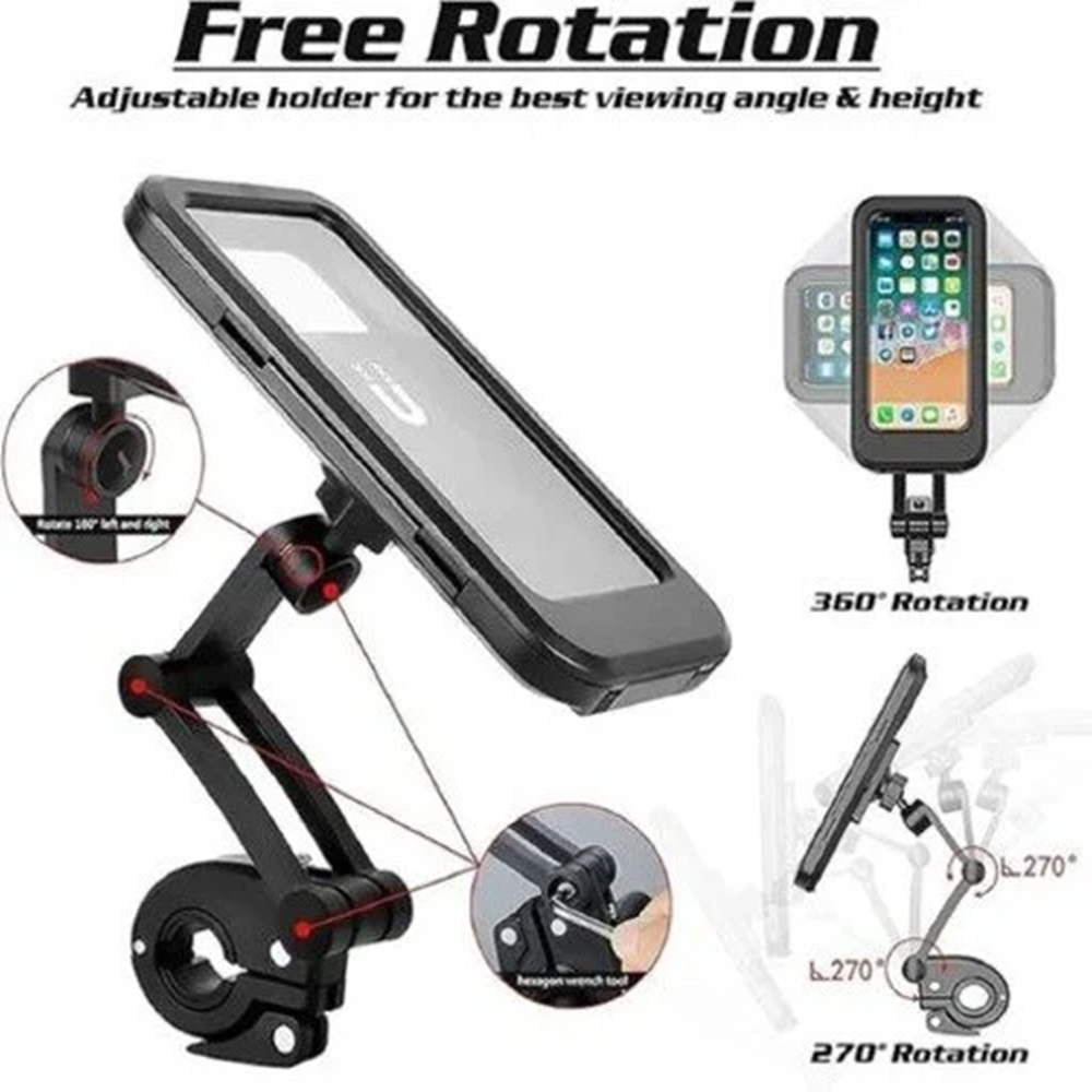 Waterproof Bike Mobile Phone Holder Stand