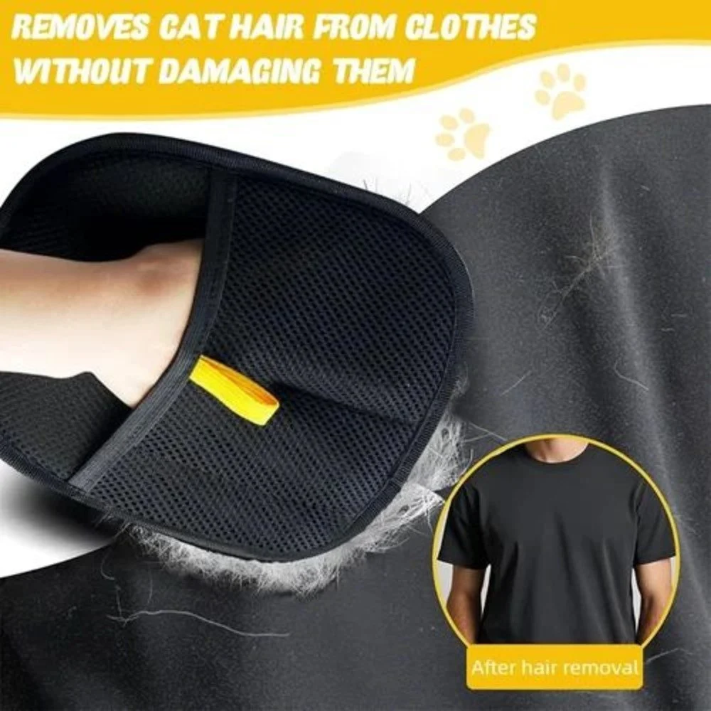 Pet Hair Removal Gloves Cat Dog Hair Remover Glove Pet Fur And Lint Remover