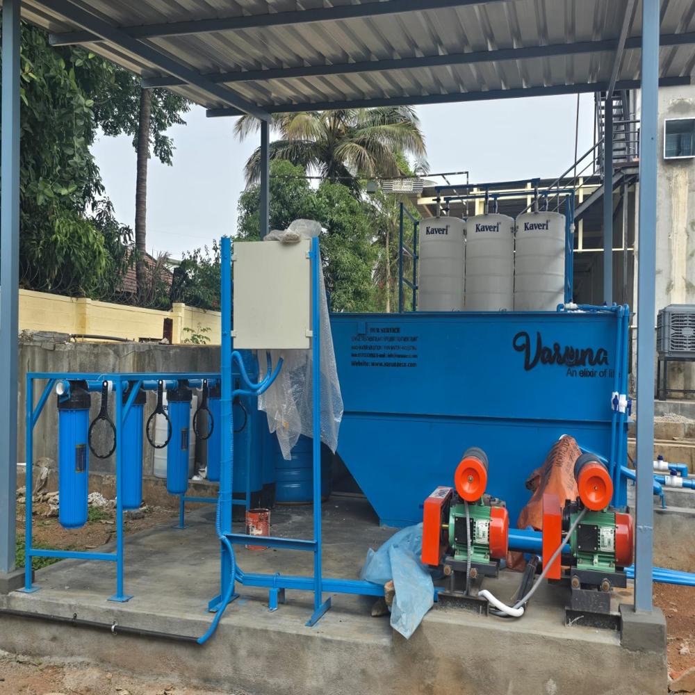 Sewage Treatment Plant Supplier - Ms Material, Semi-automatic Operation, Blue Color | Energy-efficient, 1-year Warranty, Reliable Wastewater Management Solutions