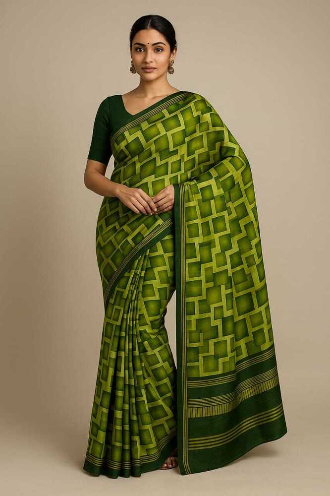 Cotton Saree - Reniyal Fabric, 7/8 Design, White Blouse, 5.5+ Pic Collection | Minimum 100 For Order, Elegant And Versatile Women's Wear