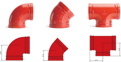 Xgqt01 Short Radius 90 Elbow - Color: Red