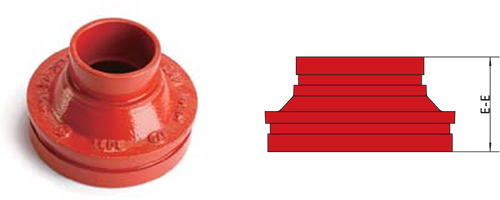 XQGT07 Grooved Concentric Reducer