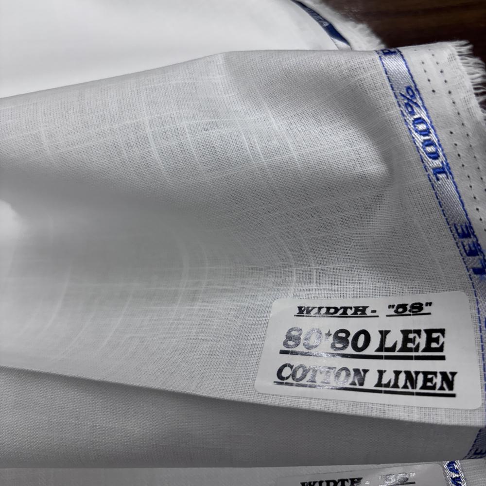 80X80 LINEN COTTON FABRIC