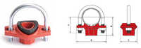Lede U Bolt Mechanical Tee - Application: Fire Fighting