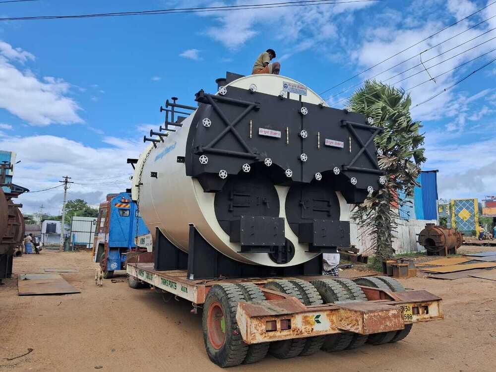 Solid Fuel Fired - Fully Wet Back Boiler - Capacity: 1000 Kgs/Hr. To 5000 Kg/Hr