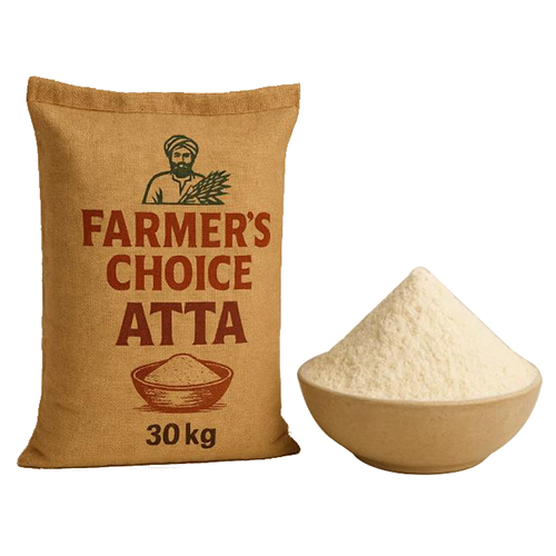 30Kg Farmers Choice Atta - Color: White