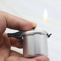 Pressure Cooker Shaped Lighter - Durable Plastic Body, Compact Design, Eye-catching Pressure Cooker Shape, Ideal For Bulk Orders With Cash On Delivery Available