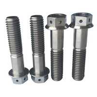 Milled Head Steel Fit Bolts - Color: Silver