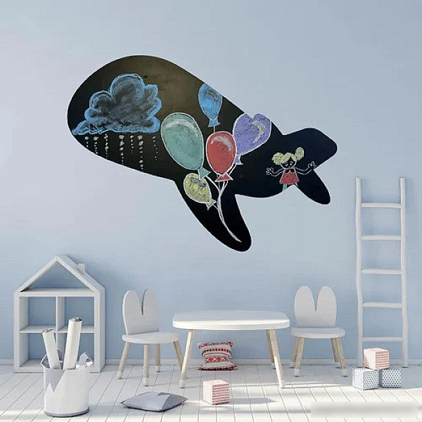 Aeroplane Magnetic Wall Chalkboards - Color: Black