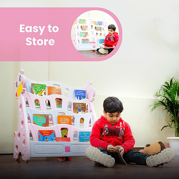 Book Shelf Storage Organiser For Kid - Assembly: No Assembly Required