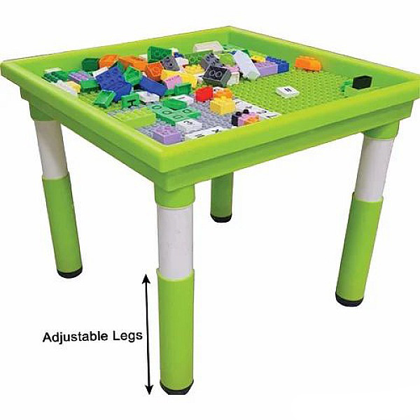 Block Adjustable Table - Assembly: No Assembly Required