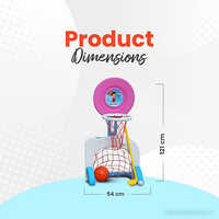 3-in-1 Basketball For Kids (2 Years Above) - Color: Multicolor