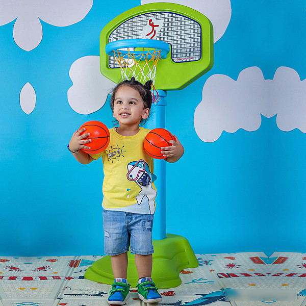 Basket Ball Ring Green - Age Group: 5-10 Yrs