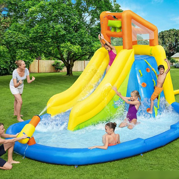 Mount Splash Mega Inflatable Water Bouncy - Color: Multi Colour