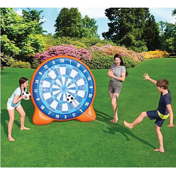 Kickball Inflatable Game - Color: Orange Blue