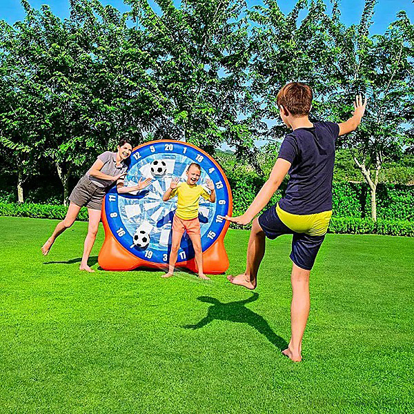 Kickball Inflatable Game - Color: Orange Blue