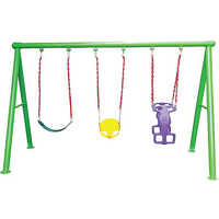 Triple Swing Set - Color: Green