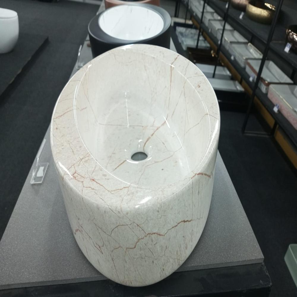 Table-top Designer Basin Imported - Color: Cream