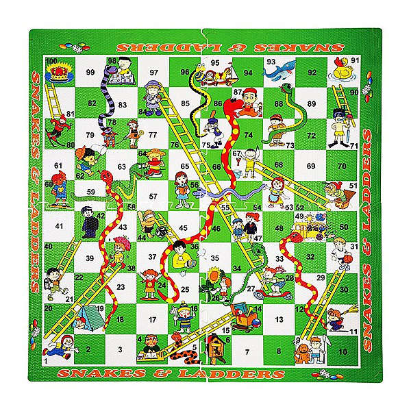 Snake & Ladder Eva Mat - Color: Multicolour