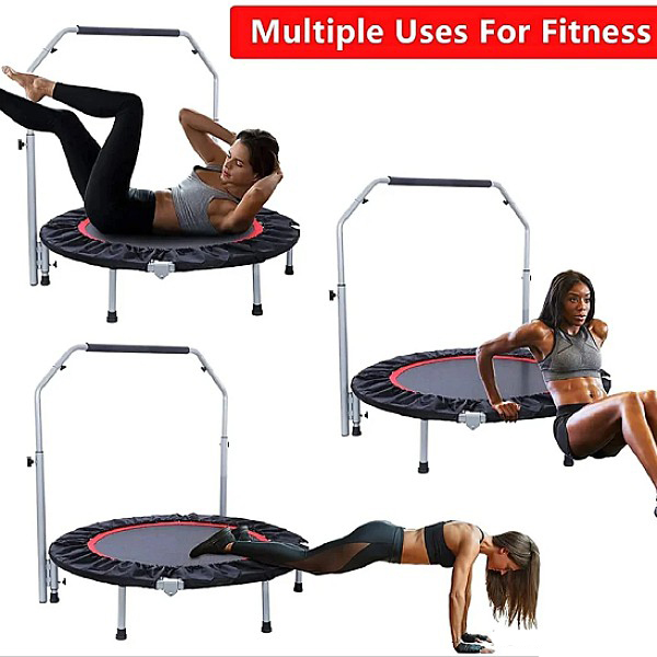 Exercise Folding Trampoline 40 Inch - Color: Black