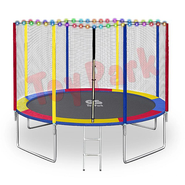 Lightning Rainbow Trampoline 14Ft. - Color: Multi Colour