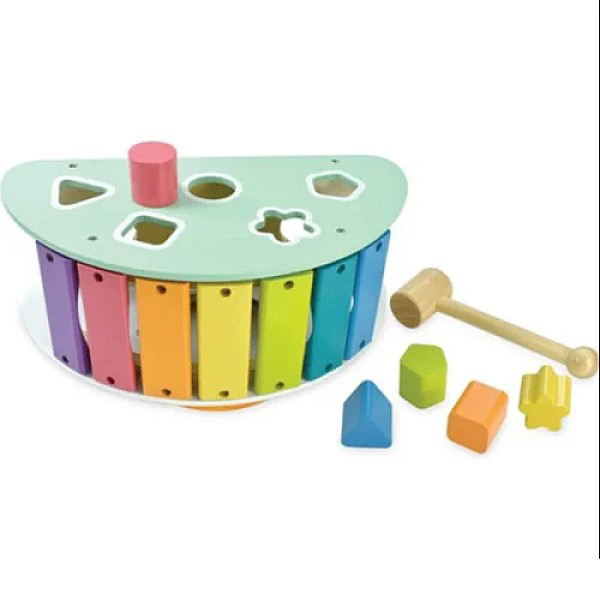 Rock And Learn Bench - Color: Multi Colour