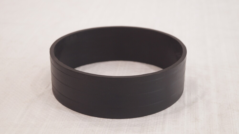 190Mm Air Lock Rubber Sleeve - Color: Black