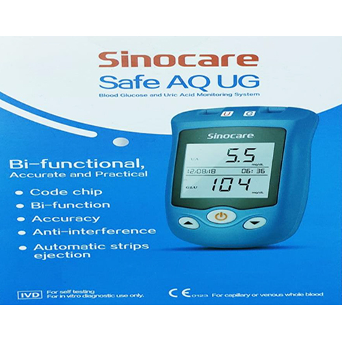 Blood Glucose And Uric Acid Monitoring System - Color: Different Availabe