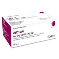 One Step Syphilis Strip Test - Color: Various Available