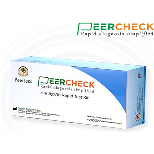 Peerless Hiv Ag Ab Rapid Test Kit - Color: Various Available