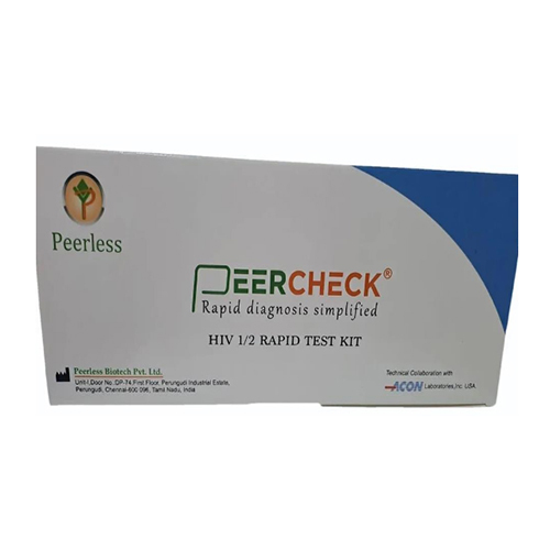 Peerless Hiv1 And 2 Rapid Test Kit - Color: Various Available