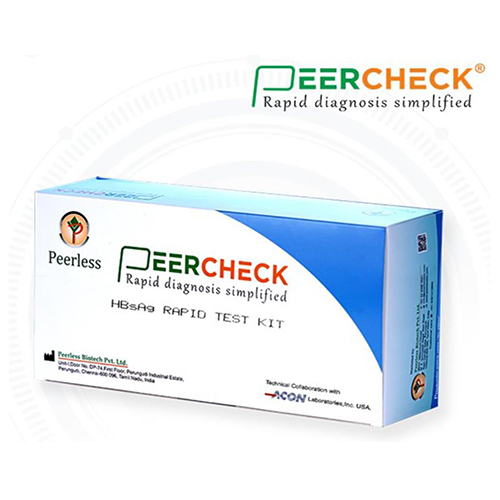 Peerless Hbsag Rapid Test Kit - Color: Various Available
