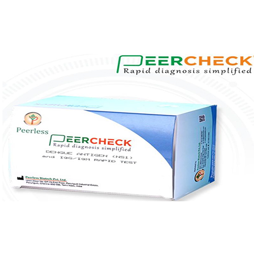 Peercheck Dengue Combo Ns1 Ag+Igm Igg Rapid Test Kit - Color: Various Available