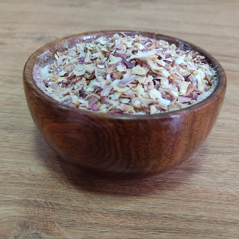 Dehydrated Pink Onion Minced - Dehydration Method: Normal
