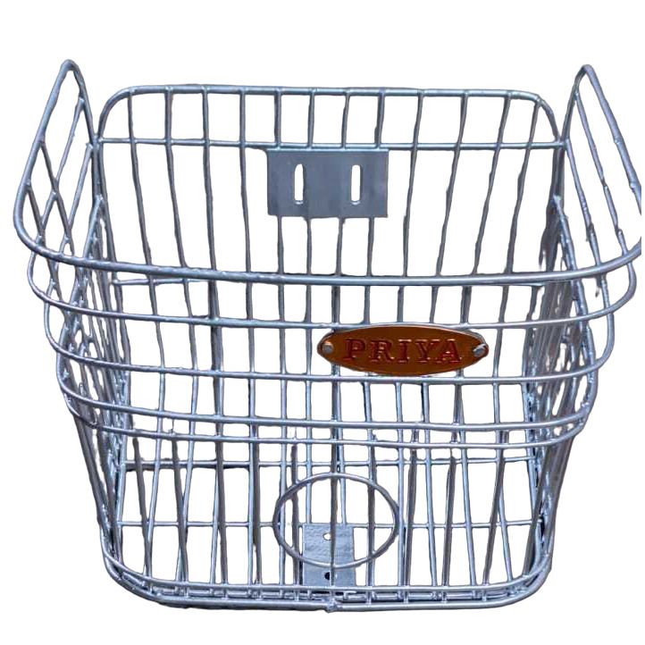 Zinc Ladybird Cycle Basket - Features: Rust Proof