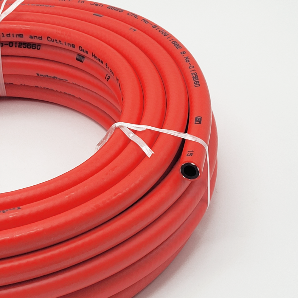 Rubber Welding Hose - Color: Red & Blue