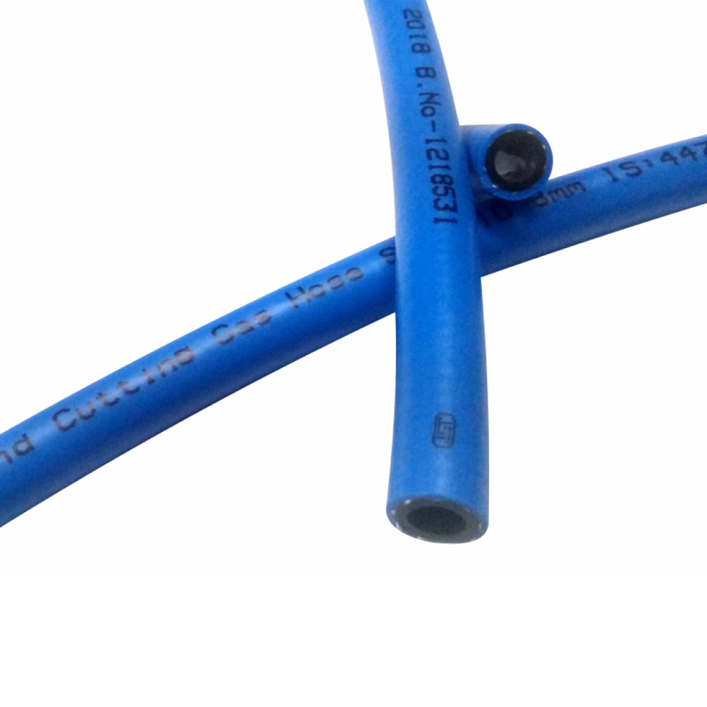 Rubber Welding Hose - Color: Red & Blue