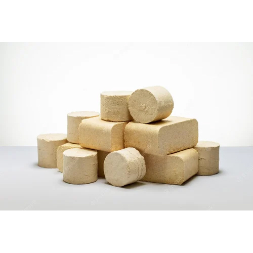 Biomass Briquettes Made From Groundnut Shell - Ash Content (%): 7%