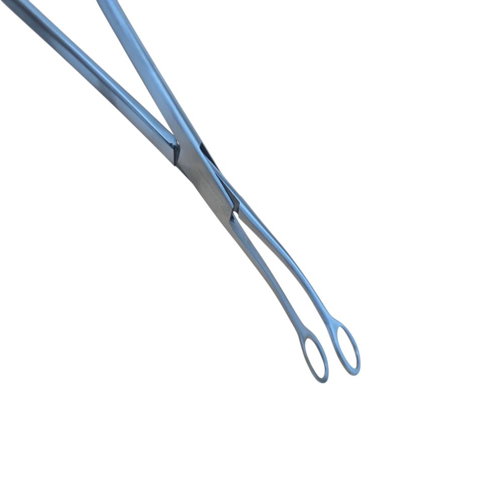 Special Ovum Forceps Large - Stainless Steel, Standard Size, Silver | Manual Operation, Portable Design, Polished Surface Finish, Fenestrated Tips