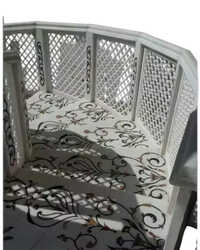 Marble Stair Carving Jali - Color: White