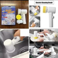 5in1 Usb Rechargeable Cleaning Magic Brush - Durable Plastic Material, Compact Design , Cash On Delivery Available For Bulk Orders
