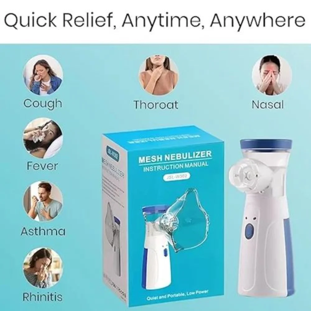 Rechargeable Mesh Nebuliser - Feature: Long Life