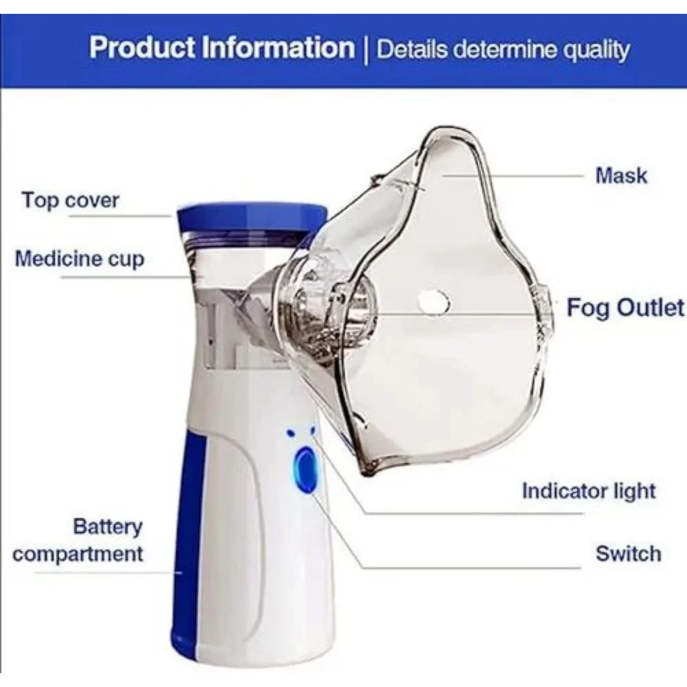 Rechargeable Mesh Nebuliser - Feature: Long Life
