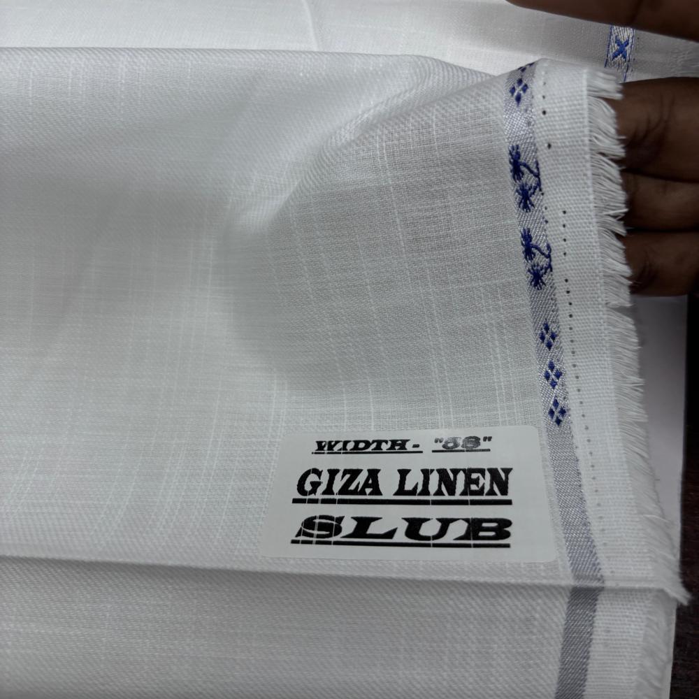 GIZA LINEN SLUB FABRIC