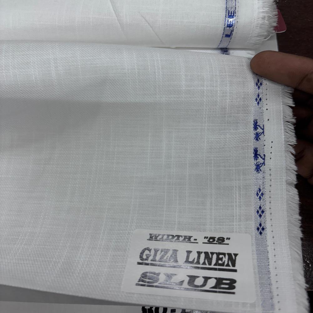 GIZA LINEN SLUB FABRIC