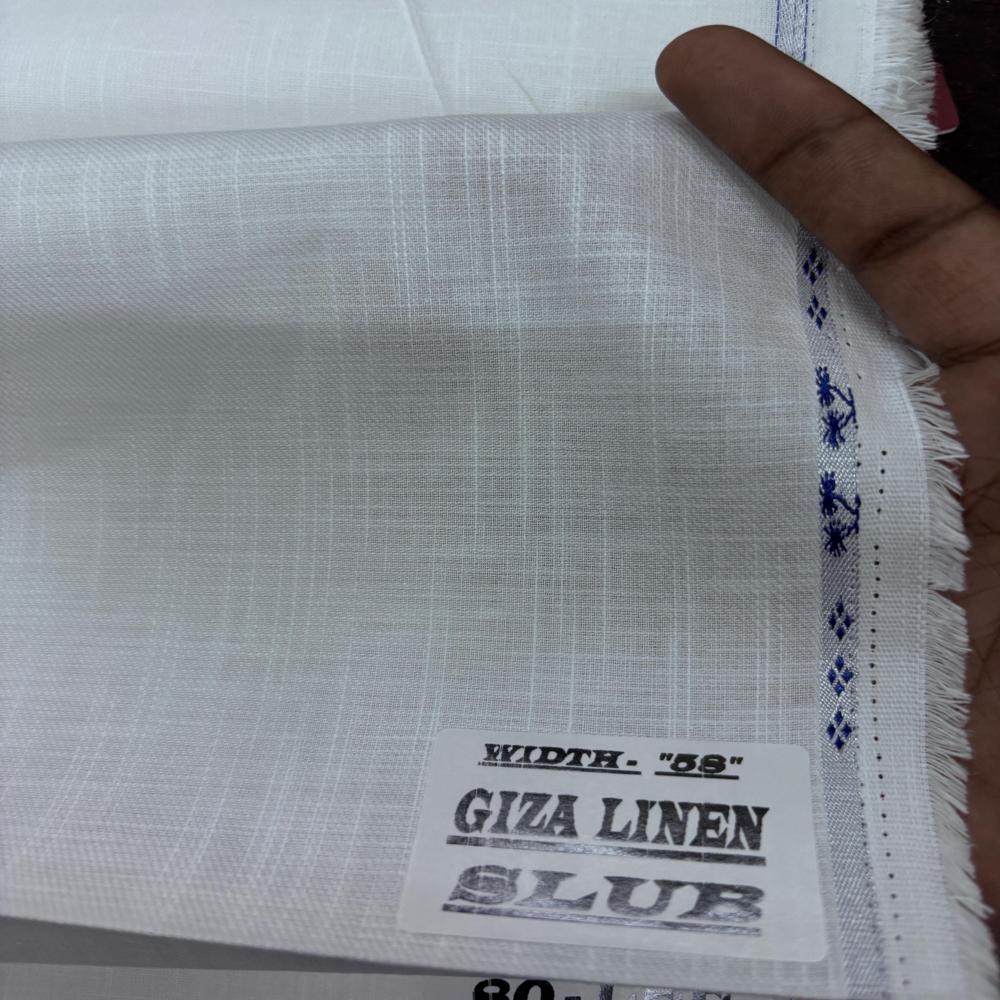 GIZA LINEN SLUB FABRIC