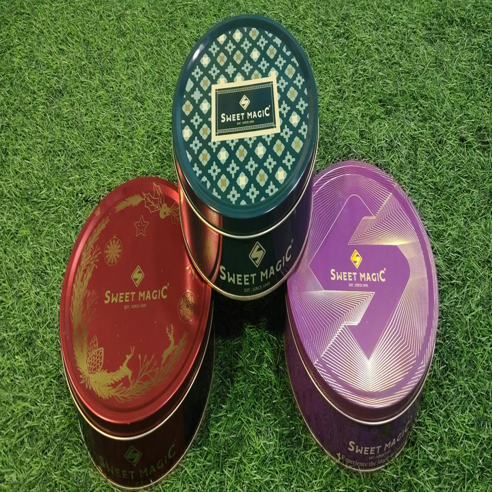 Cake Tin Containers - Color: Multicolor