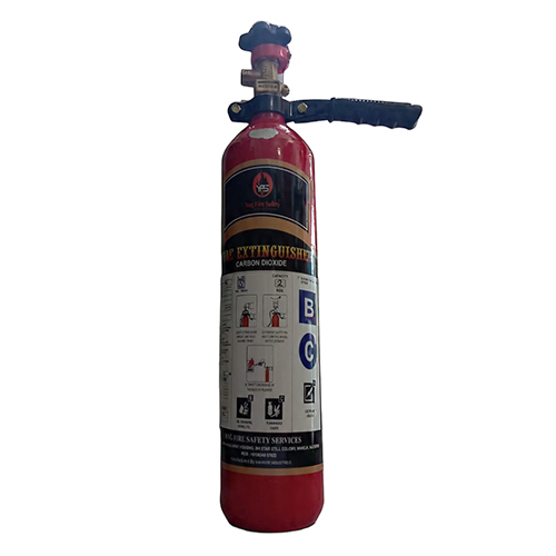 Carbon Dioxide Type Fire Extinguisher - Color: Red